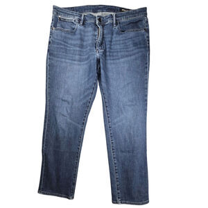 Bonobos Jeans Mens 38 Slim Fit Blue Denim Straight Mid Rise Cotton Blend 38x30